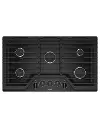 WCG55US6HB Whirlpool 36 Inch Gas Cooktop - Black