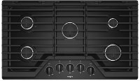 WCG55US6HB Whirlpool 36 Inch Gas Cooktop - Black
