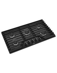 WCG55US6HB Whirlpool 36 Inch Gas Cooktop - Black-3