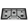 WCG55US6HS Whirlpool 36 Inch 4 Burner Gas Cooktop - Stainless Steel-3