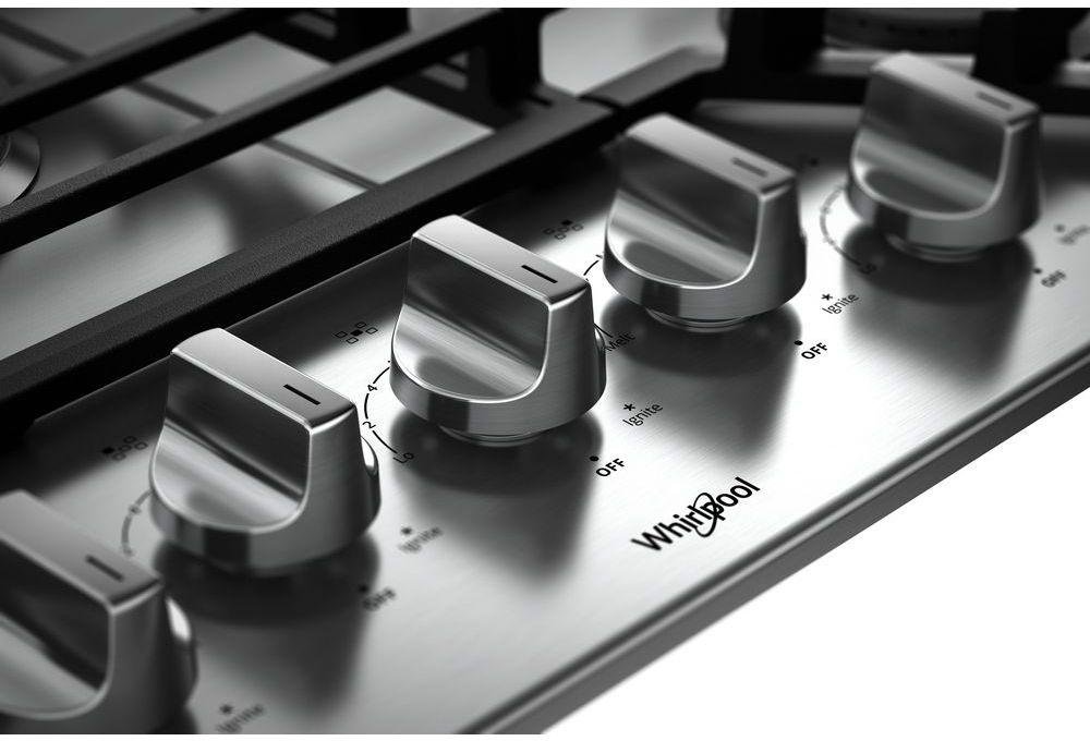 WCG55US6HS Whirlpool 36 Inch 5-Burner Gas Cooktop - Stainless Steel-5