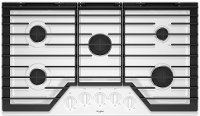 WCG55US6HW Whirlpool 36 Inch Gas Cooktop - White