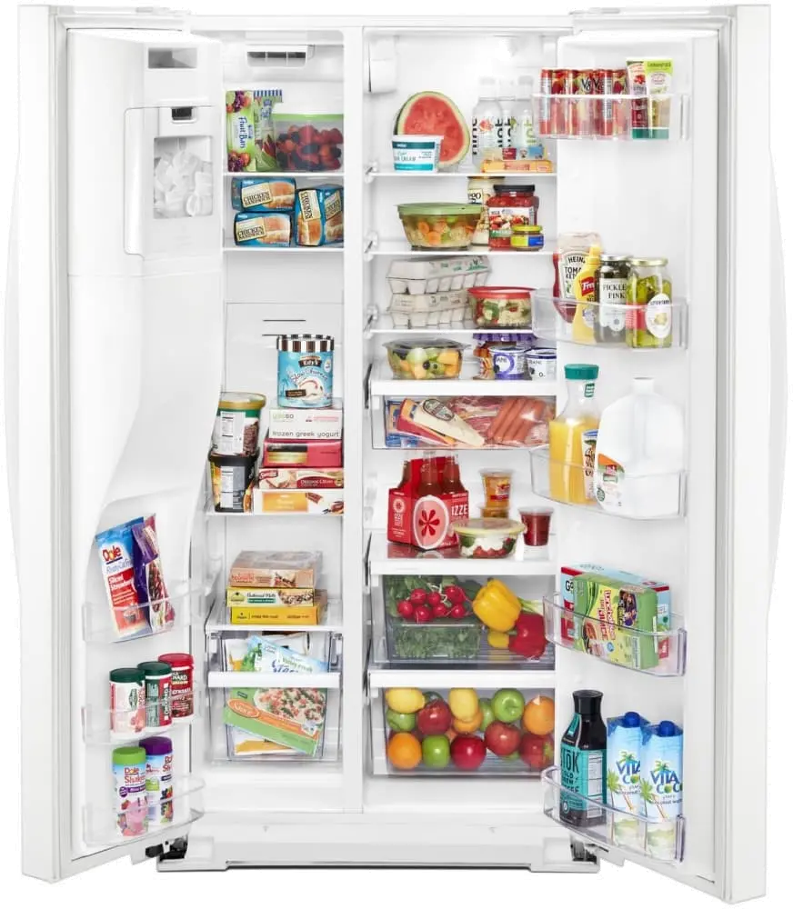 WRS571CIHW Whirlpool 20.5 cu ft Side by Side Refrigerator - Counter Depth White-3