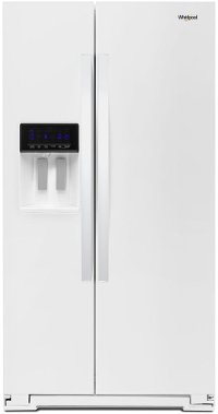WRS571CIHW Whirlpool Counter Depth Side by Side Refrigerator - 36 Inch, 20.5 cu. ft. White-1