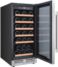 WCF281E3SS Avanti 28 Bottle Designer Series Wine Chiller with Seamless Door