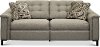 92P-898/B152952/PSOF Pebble Brown duo 2 Seat Reclining Sofa - Luke-2