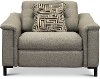 95P-898/B152952/PREC Pebble Brown duo 2 Seat Reclining Chair and A Half - Luke-1