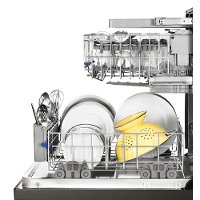 WDT975SAHV Whirlpool Top Control Smart Built-In Tall Tub Dishwasher - Black Stainless Steel with Stainless Steel Tub