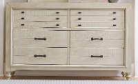 Rustic Antique White Dresser - Catawba