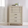 Clearance Rustic Antique White Chest of Drawers - Catawba
