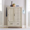 Clearance Rustic Antique White Door Chest - Catawba