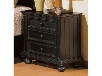 Classic Black Nightstand - Cape Cod