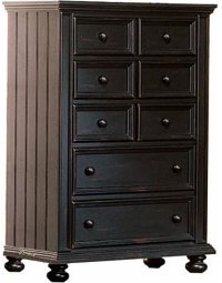 Classic Black Chest of Drawers - Cape Cod