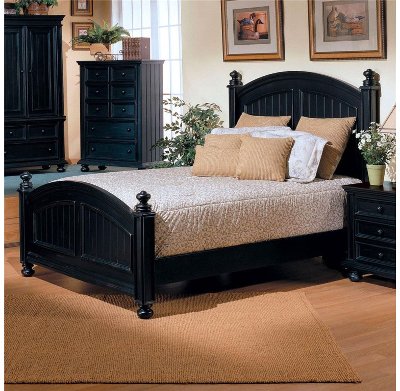 Classic Black King Size Bed - Cape Cod