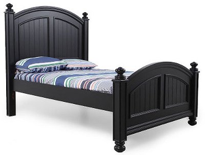 Classic Black Twin Bed - Cape Cod