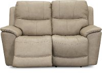 Ice White Leather-Match Power Reclining Living Room Set - Cade-3
