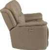 Tan Leather-Match Power Reclining Living Room Set - Cade-4