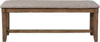 Wheat Brown 6 Piece Dining Set with Bench - Clara-3