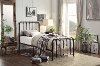Clearance Classic Farmhouse Dark Bronze Twin Metal Bed
