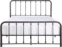 Classic Farmhouse Dark Bronze Full Metal Bed-2