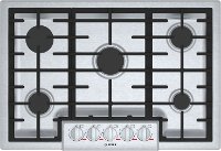 NGMP056UC Bosch 30 Inch Gas Cooktop with 5 Burners - Stainless Steel