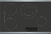 NET8068SUC Bosch 30 Inch Smoothtop Electric Cooktop - Black and Stainless Steel