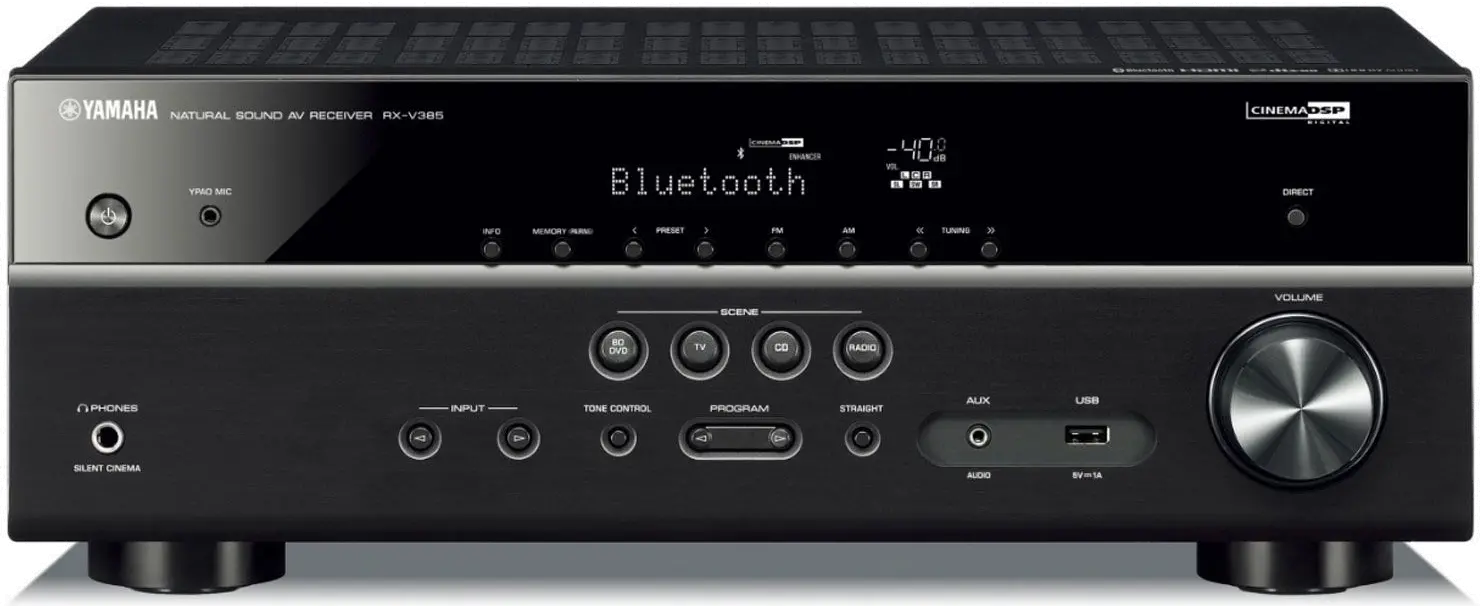 RX-V385 Yamaha RX-V385 5.1 Channel A/V Receiver-1