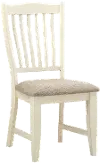 Clearance Grace White and Gray Dining Room Chair