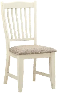 Grace White and Gray Dining Room Chair
