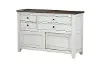 Clearance Grace Gray and White Two-Tone Dining Room Sideboard