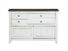 Gray and White Two-Tone Dining Room Sideboard - Grace-2