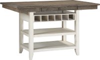 Gray and White Counter Height Dining Table - Grace