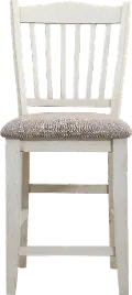 Grace Gray and White Counter Height Stool