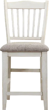 Grace Gray and White Counter Height Stool