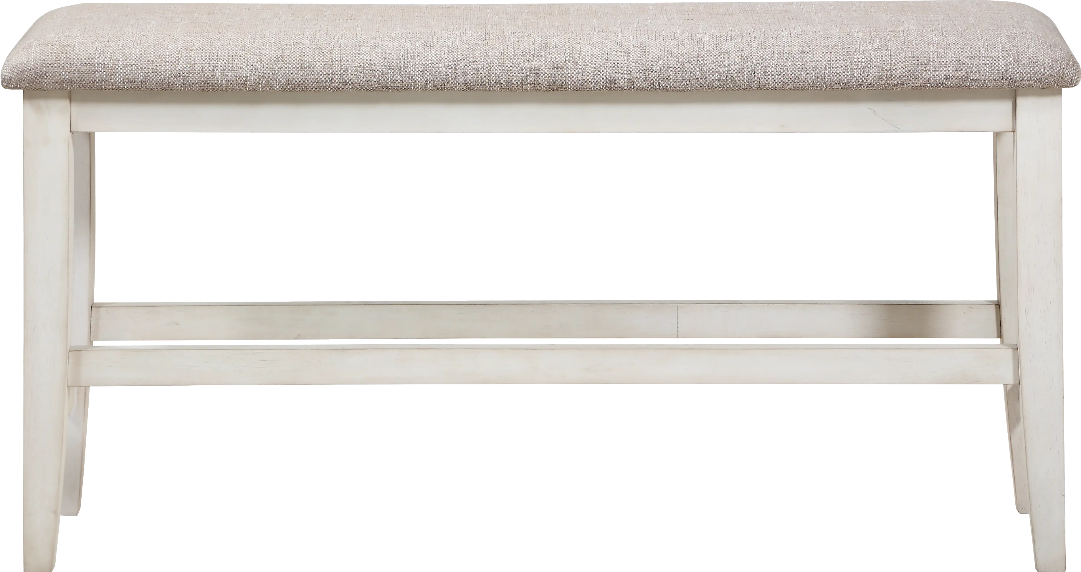 Grace Gray and White Counter Height Dining Bench-2