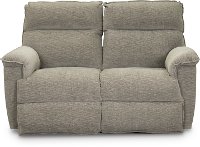48U-706/C158452PLV Cement Gray La-Z-Time Full Power Reclining Loveseat - Jay -2