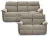 KIT Cement Gray La-Z-Time Power Reclining Living Room Set - Jay