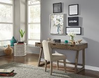 Contemporary Dusk Brown Lift Lid Desk - Study Hall