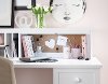 Classic White Jr. Executive Desk and Hutch - Study Hall-2