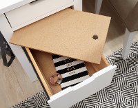 Classic White Jr. Executive Desk and Hutch - Study Hall-3