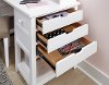 Classic White Jr. Executive Desk and Hutch - Study Hall-5