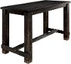 Clearance Distressed Antique Black Bar Table - Antique