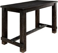 Distressed Antique Black Bar Table - Antique