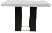 Camila Marble and Black Counter Height Dining Table
