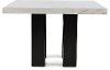 Marble and Black Counter Height Dining Table - Camila