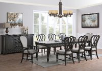 Traditional Antique Black 5 Piece Dining Set - Natchez Trace