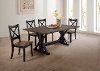Clearance Farmhouse Black and Brown Dining Room Table - Lexington
