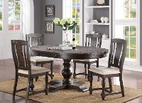 Espresso Brown Slim Dining Room Chair - Xcalibur-2