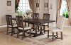Espresso Brown Slim Dining Room Chair - Xcalibur-3