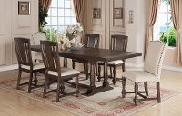 Oatmeal White Upholstered Dining Chair - Xcalibur-2
